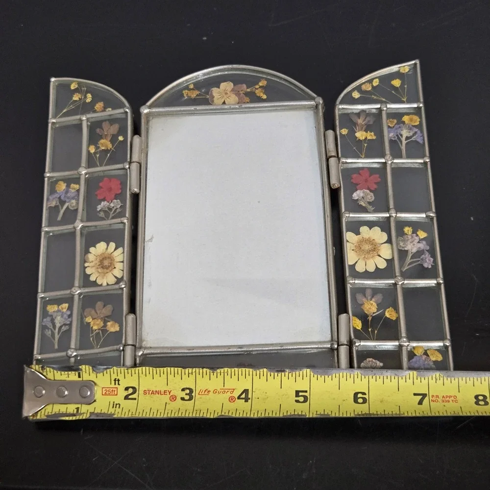 Picture Frame Arch Window Pressed Flower Triptych Arch Cottagecore 3.5x5 Garden